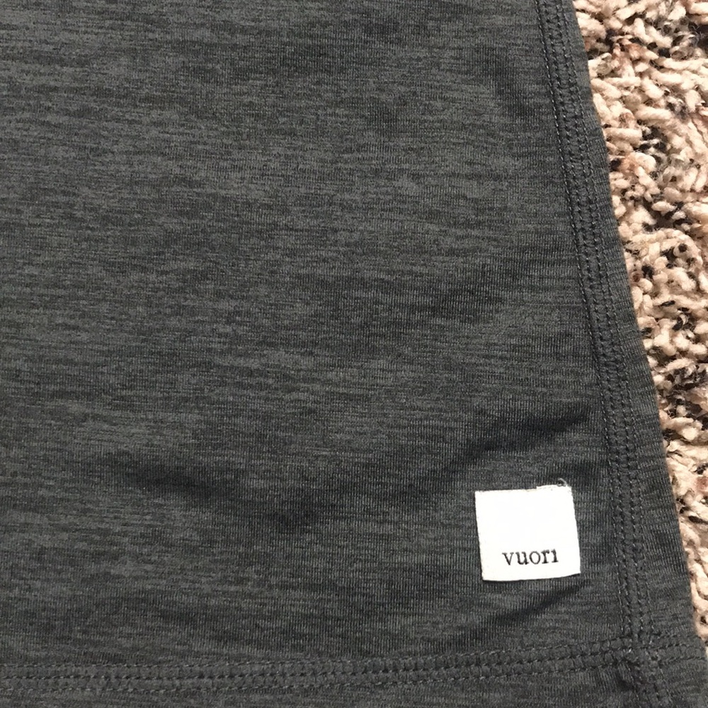 VUORI Performance Lux Racerback Tank Dark Gray 16” P2P | Like New! - Picture 2 of 4